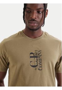 C.P. Company T-Shirt 20CMTS084A005100W Zielony Regular Fit. Kolor: zielony. Materiał: bawełna #4