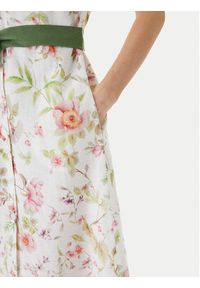 Luisa Spagnoli Sukienka koszulowa Pilea 543227 Écru Regular Fit. Materiał: bawełna. Typ sukienki: koszulowe #4