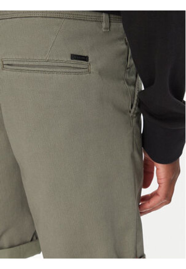 Jack & Jones - Jack&Jones Szorty materiałowe Bowie 12230336 Zielony Regular Fit. Kolor: zielony. Materiał: bawełna