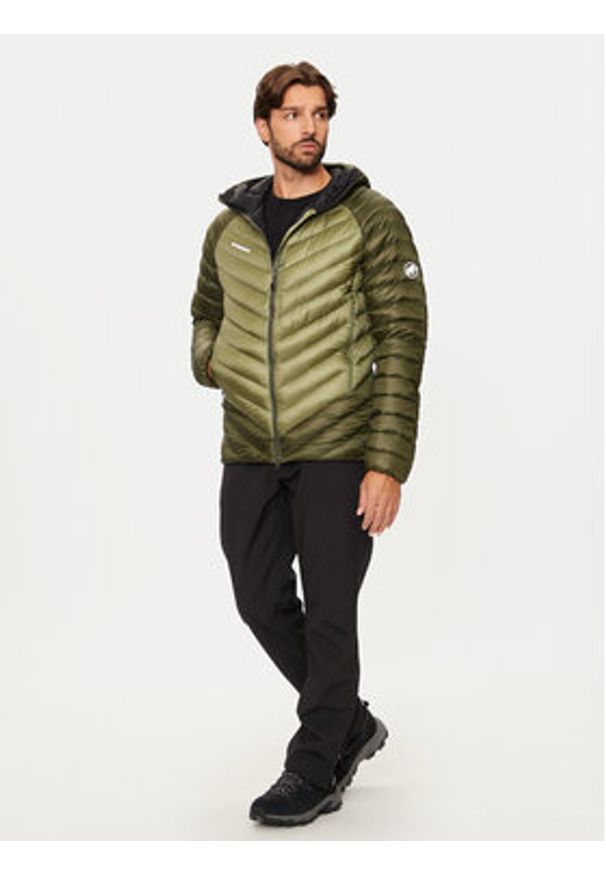 Mammut Kurtka puchowa Broad Peak 1013-02961 Zielony Regular Fit. Kolor: zielony. Materiał: syntetyk