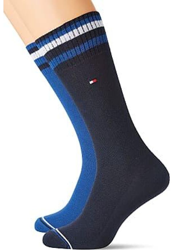ZEAGLE - Skarpetki Tommy Hilfiger dla mężczyzn 43-46 mieszanka bawełny. Kolor: czarny. Materiał: poliamid, bawełna