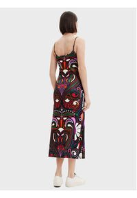 Desigual Sukienka codzienna Marca 22WWVK23 Kolorowy Slim Fit. Okazja: na co dzień. Materiał: syntetyk. Wzór: kolorowy. Typ sukienki: proste. Styl: casual #3