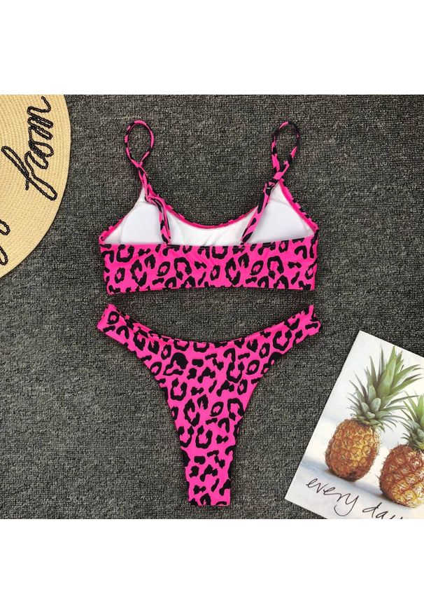 Intica - Bikini push-up ze stringami na plażę i basen UV odporne Andriette. Materiał: tkanina, materiał