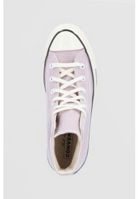 Converse - Trampki. Nosek buta: okrągły. Zapięcie: sznurówki. Kolor: fioletowy. Materiał: guma #3