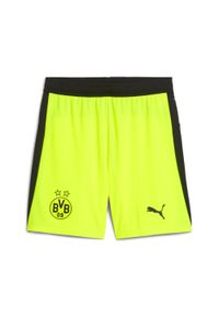 Puma - Męskie szorty Borussia Dortmund 25/26 PUMA Yellow Alert Black. Kolor: czarny, wielokolorowy, żółty. Materiał: tkanina. Sport: piłka nożna