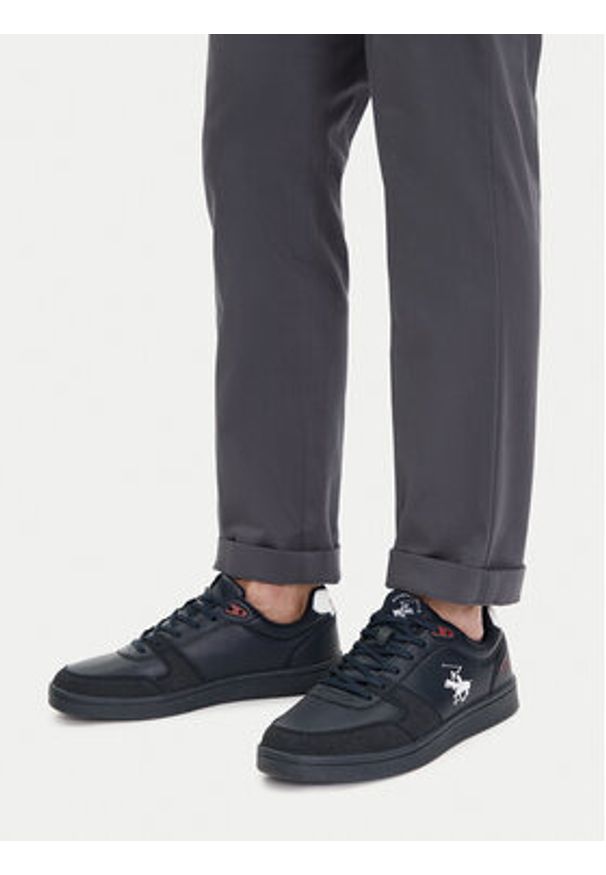 Beverly Hills Polo Club Sneakersy CEO-S25C096A-1 Granatowy. Kolor: niebieski. Materiał: materiał