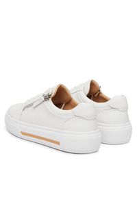 Clarks Sneakersy Hollyrose Zip 26185917 Biały. Kolor: biały. Materiał: skóra #6