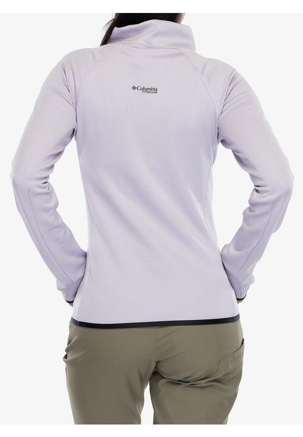 columbia - Bluza rozpinana damska Columbia Triple Canyon Grid Fleece Full Zip. Kolor: fioletowy. Sport: turystyka piesza