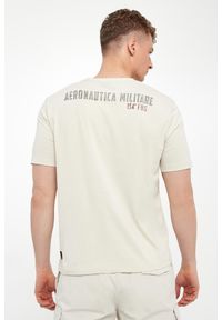 Aeronautica Militare - T-shirt męski z nadrukiem AERONAUTICA MILITARE. Wzór: nadruk #3