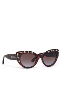 Guess Okulary przeciwsłoneczne GU00163 Brązowy. Kolor: brązowy