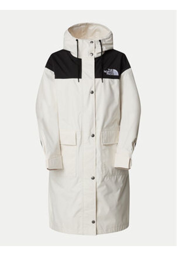 The North Face Parka Reign On NF0A8BCJ Écru Loose Fit. Materiał: syntetyk