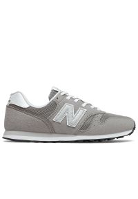 Buty New Balance ML373KG2 - szare. Okazja: na co dzień. Kolor: szary. Materiał: zamsz, materiał, guma, syntetyk. Szerokość cholewki: normalna. Wzór: aplikacja. Model: New Balance 373