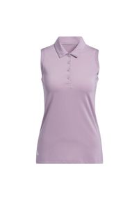 Adidas - Koszulka Women's Ultimate365 Solid Sleeveless Polo. Okazja: na co dzień. Typ kołnierza: polo. Kolor: fioletowy, wielokolorowy, różowy. Materiał: materiał. Styl: casual