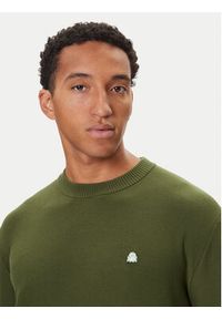 United Colors of Benetton - United Colors Of Benetton Sweter 1V4KU10AF Zielony Regular Fit. Kolor: zielony. Materiał: bawełna #5