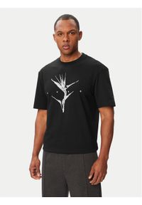 Hugo - HUGO T-Shirt Darise 50563436 Czarny Relaxed Fit. Kolor: czarny. Materiał: bawełna #1