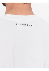 John Richmond T-Shirt Maicon RMP23231TS Biały Regular Fit. Kolor: biały. Materiał: bawełna