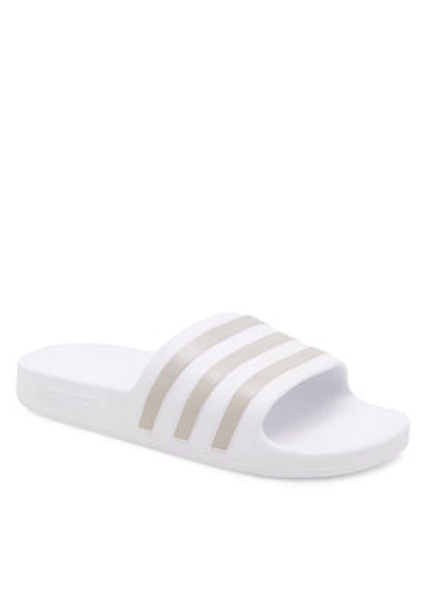 Adidas - adidas Klapki ADILETTE AQUA EF1730 Biały. Kolor: biały. Materiał: syntetyk
