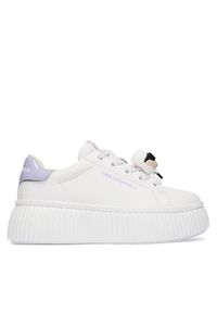 Karl Lagerfeld - Sneakersy KARL LAGERFELD. Kolor: kremowy #1