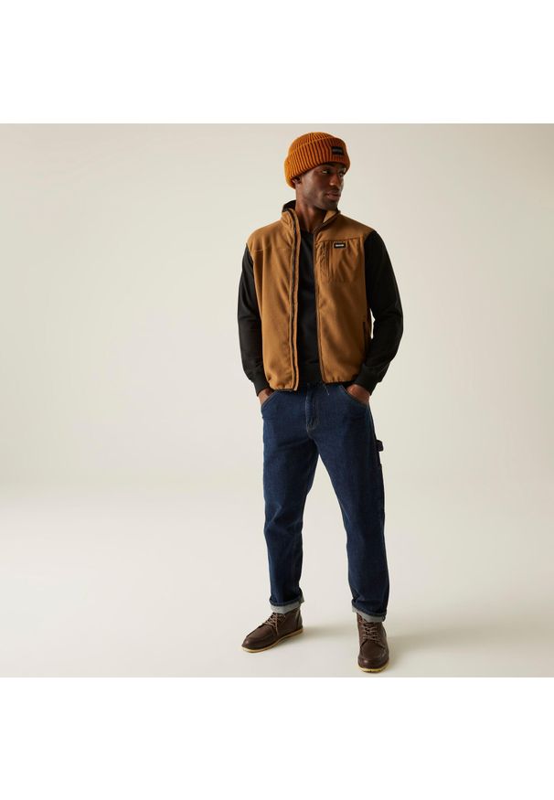 Regatta - Męski kamizelka Frankie. Kolor: brązowy. Sport: turystyka piesza