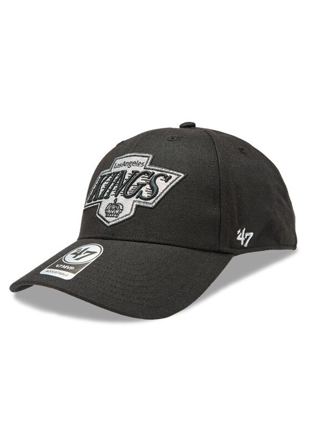47 Brand Czapka z daszkiem NHL LA Kings Vintage Ballpark Snap '47 MVP HVIN-BLPMS08WBP-BK88 Czarny. Kolor: czarny. Materiał: materiał. Styl: vintage