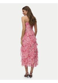 Vero Moda Sukienka wieczorowa Smilla 10346307 Różowy Regular Fit. Kolor: różowy. Materiał: syntetyk. Styl: wizytowy #3