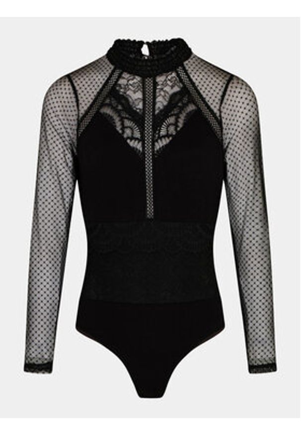 Morgan Body 241-TJULIE Czarny Slim Fit. Kolor: czarny. Materiał: wiskoza