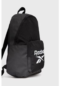 Reebok Classic Plecak GP0148 kolor czarny duży z nadrukiem GP0148-BLK/BLK. Kolor: czarny. Materiał: poliester. Wzór: nadruk #3