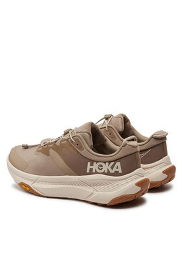 HOKA - Hoka Sneakersy Transport 1123153 Brązowy. Kolor: brązowy. Materiał: materiał