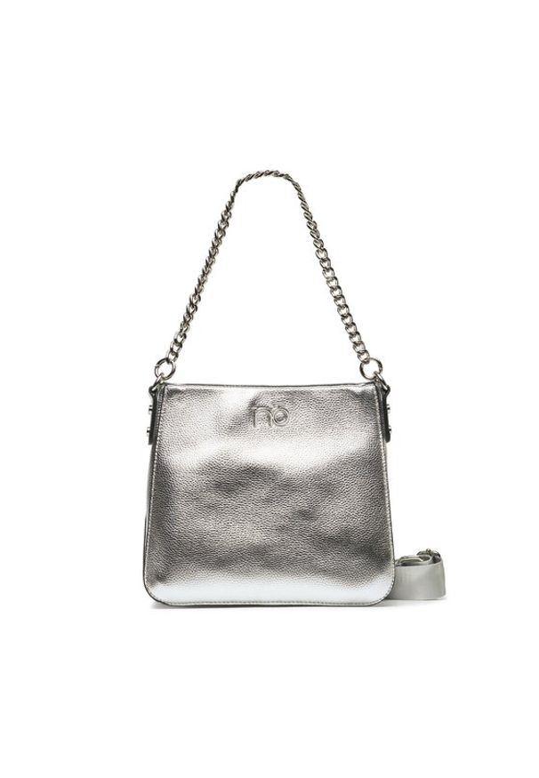Nobo Torebka NBAG-P2190-C022 Srebrny. Kolor: srebrny. Materiał: skórzane