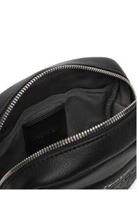 Calvin Klein Saszetka Emblem Emboss Reporter LV04D3204G Czarny. Kolor: czarny. Materiał: skóra #3