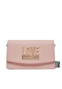 Love Moschino - LOVE MOSCHINO Torebka JC4209PP1ILQ160A Różowy. Kolor: różowy. Materiał: skórzane