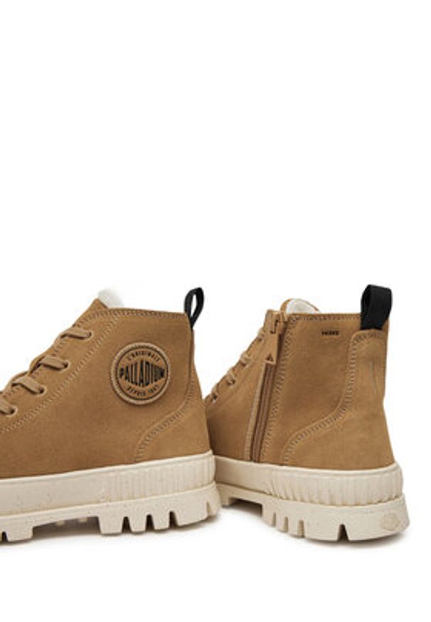 Palladium Trapery 74353-252-M Brązowy. Kolor: brązowy. Materiał: zamsz, skóra