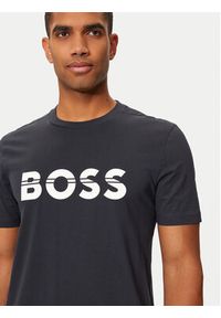 BOSS - Boss T-Shirt 50525208 Granatowy Regular Fit. Kolor: niebieski. Materiał: bawełna #3