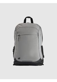 4f - 4F Plecak miejski (20 L) z zapinaną kieszenią na laptop - szary Uniwersalny. Kolor: szary. Materiał: syntetyk, tkanina, materiał. Wzór: gładki. Styl: casual, elegancki