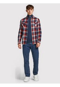 Jack & Jones Sweter Emil 12189339 Granatowy Regular Fit. Kolor: niebieski. Materiał: bawełna #4