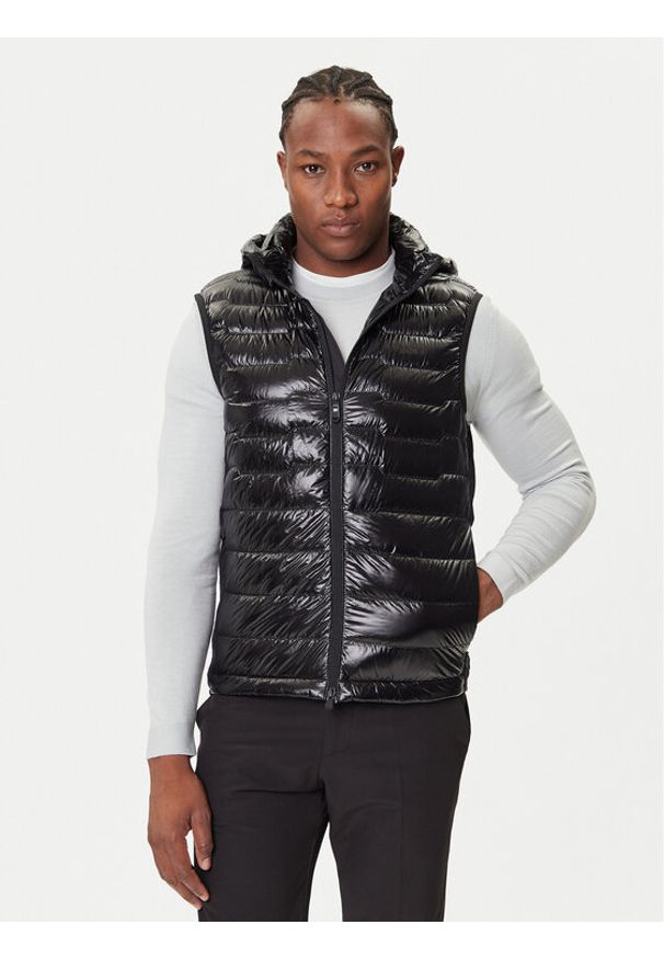 BOSS Kamizelka Hypelite 50541303 Czarny Regular Fit. Kolor: czarny. Materiał: syntetyk. Długość rękawa: bez rękawów