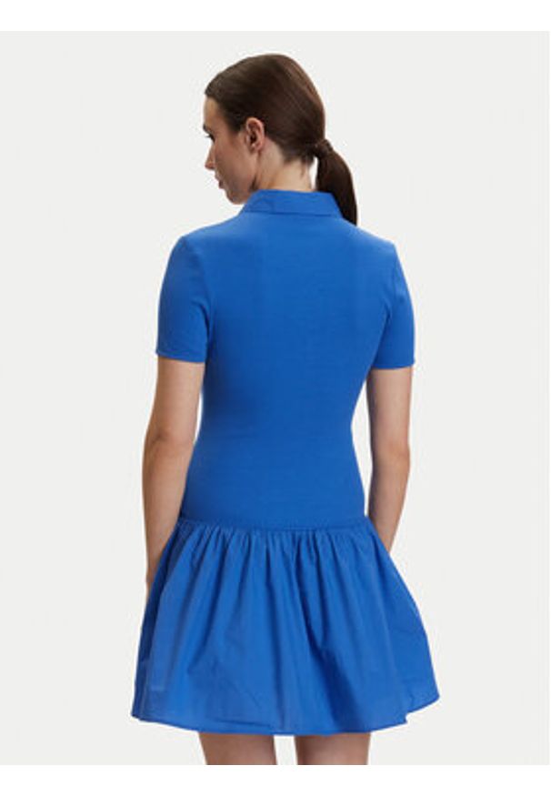 Tommy Jeans Sukienka codzienna DW0DW22331 Niebieski Slim Fit. Okazja: na co dzień. Kolor: niebieski. Materiał: bawełna. Typ sukienki: proste. Styl: casual