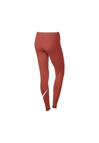 Spodnie do biegania damskie Nike Womens Sportswear Legging. Kolor: czerwony