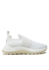 Calvin Klein Sneakersy Runner Slip On He Mesh HW0HW01896 Biały. Zapięcie: bez zapięcia. Kolor: biały. Materiał: mesh