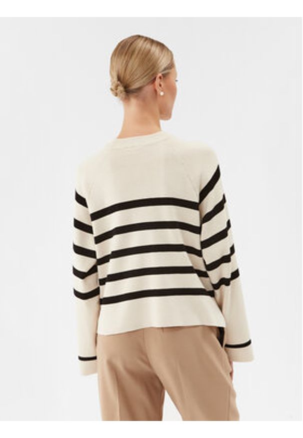 Noisy may - Noisy May Sweter Fifi 27027535 Beżowy Relaxed Fit. Kolor: beżowy. Materiał: syntetyk