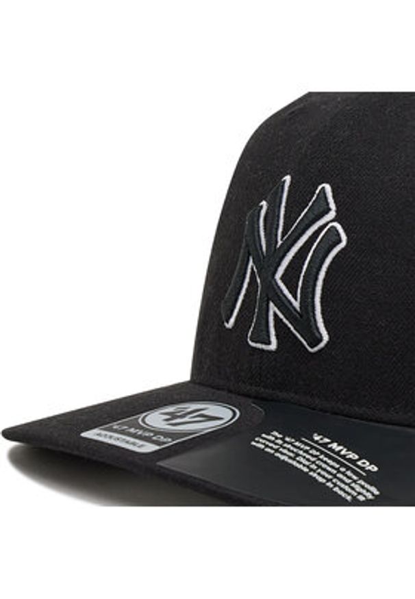 47 Brand Czapka z daszkiem New York Yankees Cold Zone '47 B-CLZOE17WBP-BKB Czarny. Kolor: czarny. Materiał: materiał