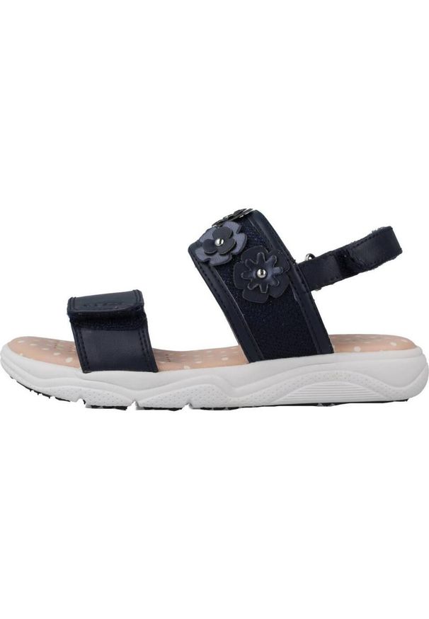 Sandały Geox Model J Sandal Deaphne Gir Kolor Niebieski. Kolor: niebieski. Materiał: syntetyk, skóra. Sezon: lato