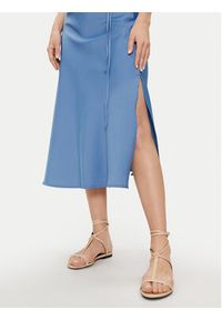 YAS Sukienka codzienna Thea 26028891 Niebieski Regular Fit. Okazja: na co dzień. Kolor: niebieski. Materiał: syntetyk. Typ sukienki: proste. Styl: casual