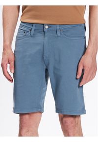Duer Szorty materiałowe No Sweat MSNS1011 Niebieski Regular Fit. Kolor: niebieski. Materiał: materiał, bawełna, jeans #1