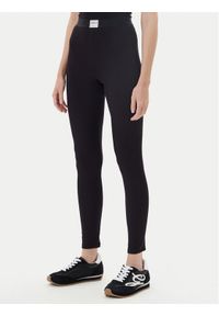 Guess Legginsy 173791 Czarny Classic Fit. Kolor: czarny. Materiał: syntetyk