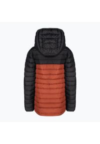 columbia - Kurtka puchowa dziecięca Columbia Powder Lite Hooded. Kolor: czerwony, czarny, wielokolorowy. Materiał: puch