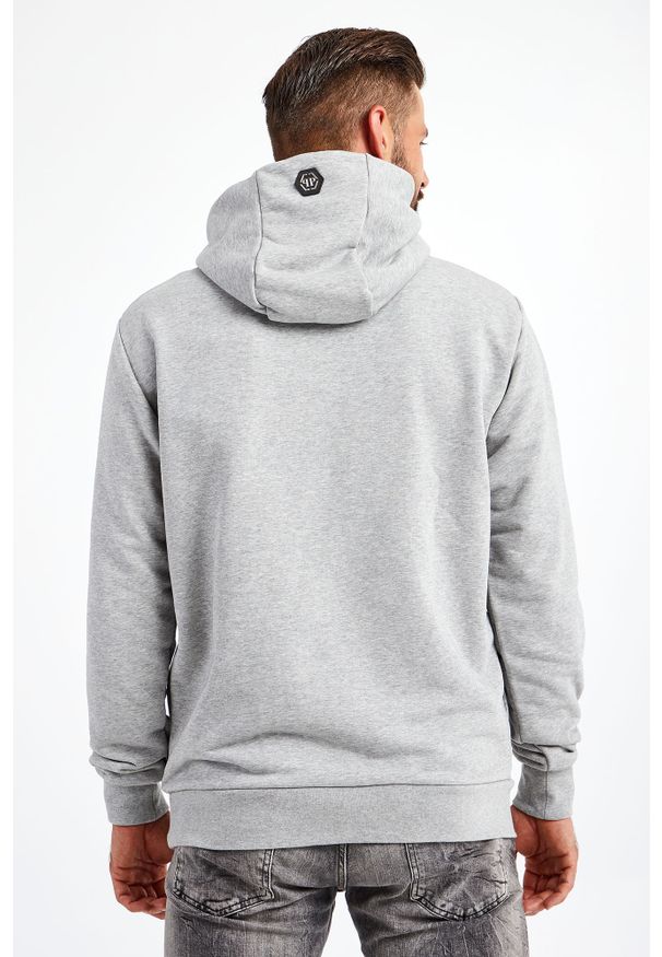 Philipp Plein - Bluza męska PHILIPP PLEIN. Typ kołnierza: kaptur. Wzór: melanż