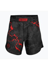 OCTAGON - Spodenki treningowe męskie Octagon Marble Camo MMA. Kolor: czarny