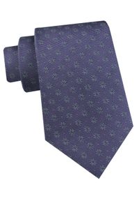 Krawat Męski - Angelo di Monti - Fiolet w Groszek. Materiał: tkanina. Wzór: grochy. Styl: elegancki, wizytowy