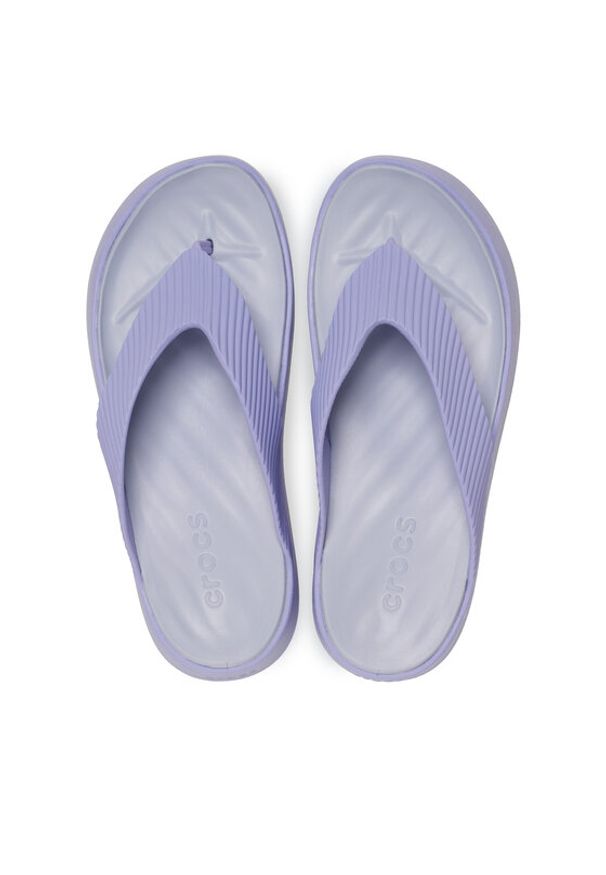 Crocs Japonki Getaway Groove Platform Flip 210700 Fioletowy. Kolor: fioletowy. Obcas: na platformie